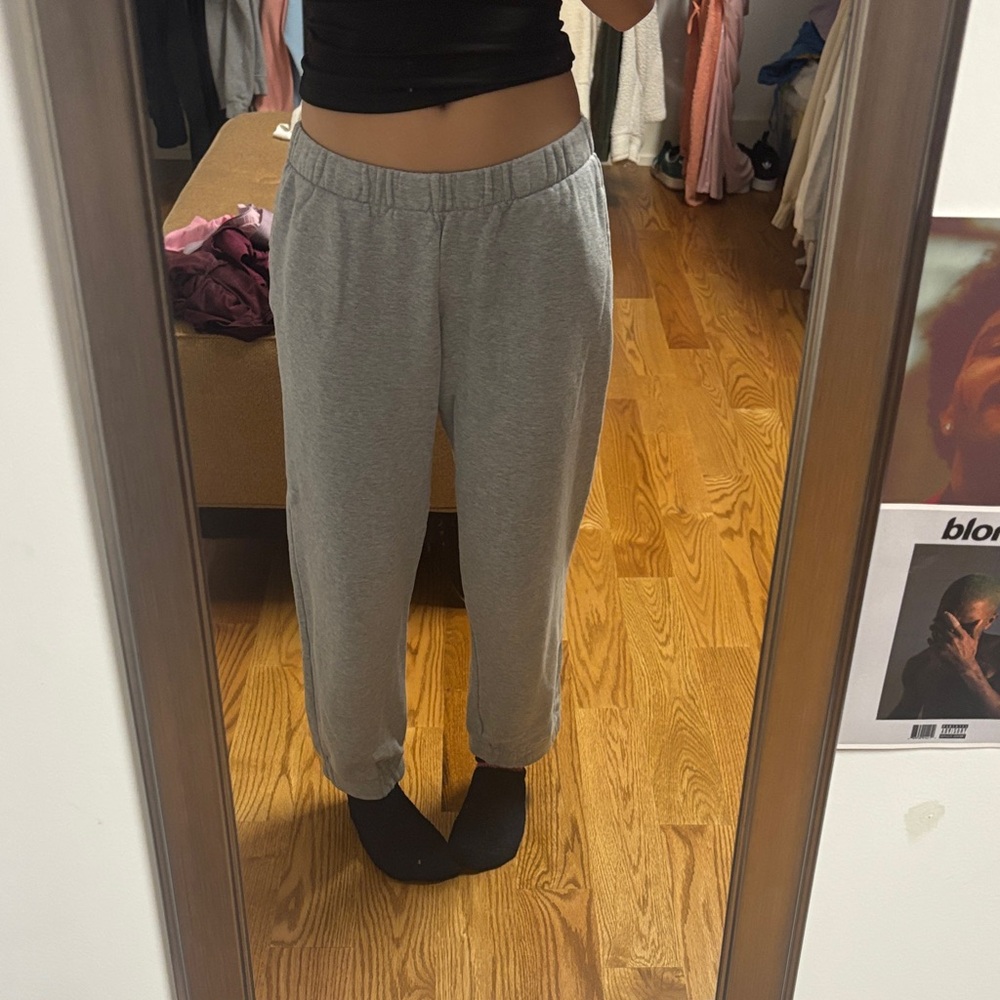 Brandy Melville Gray Jogger Pants